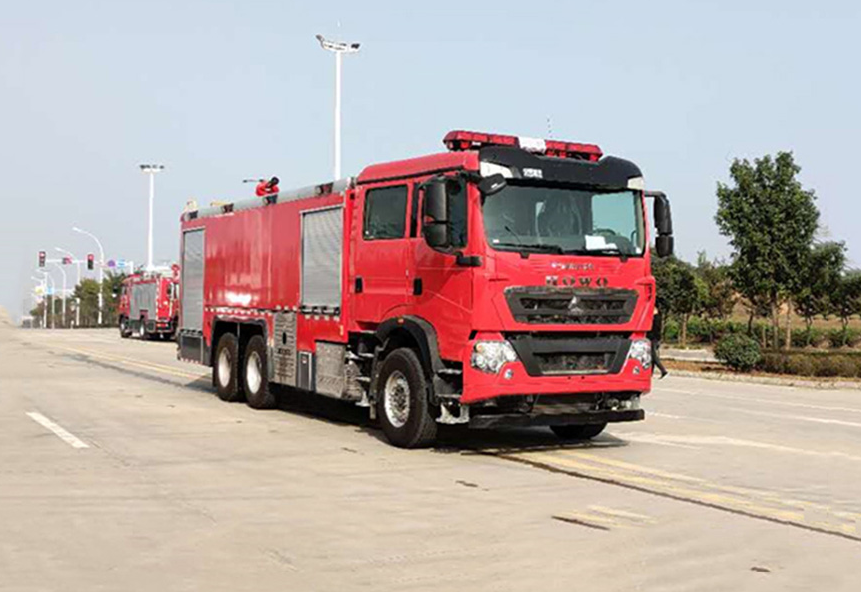  国六16吨豪沃TX7泡沫消防车