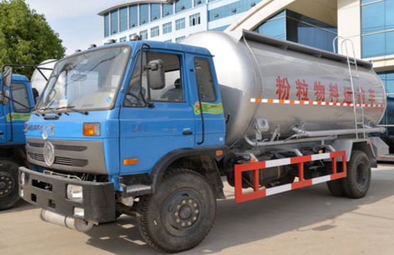 Dongfeng 153 powder material transport truck